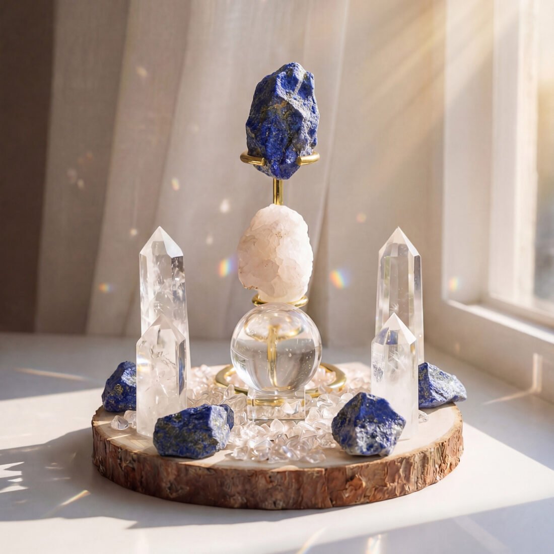 Natural Crystal Grid Ornament — view 13 of 13