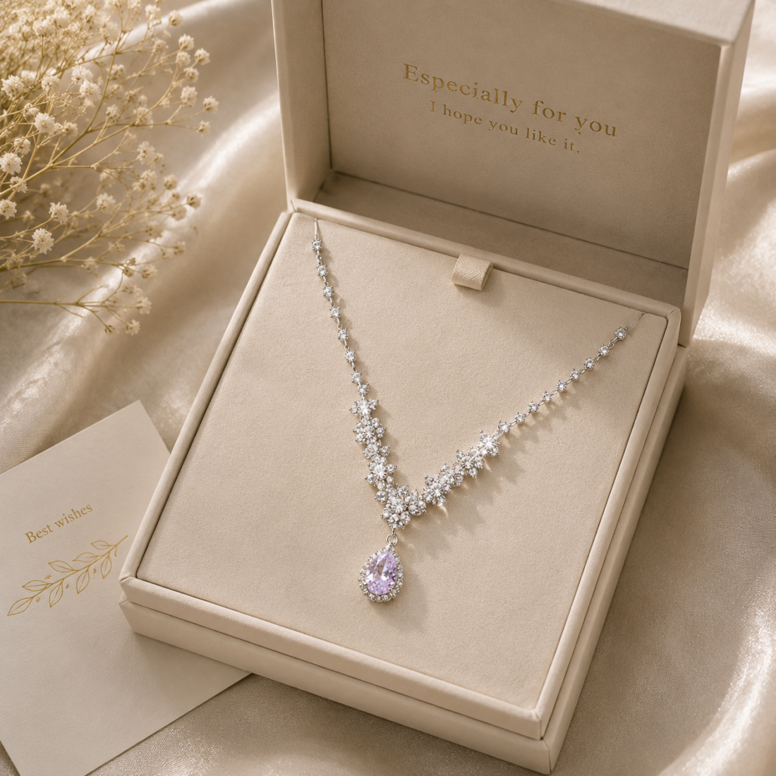 Multi‑Color Sparkling Zircon Necklace — view 4 of 5