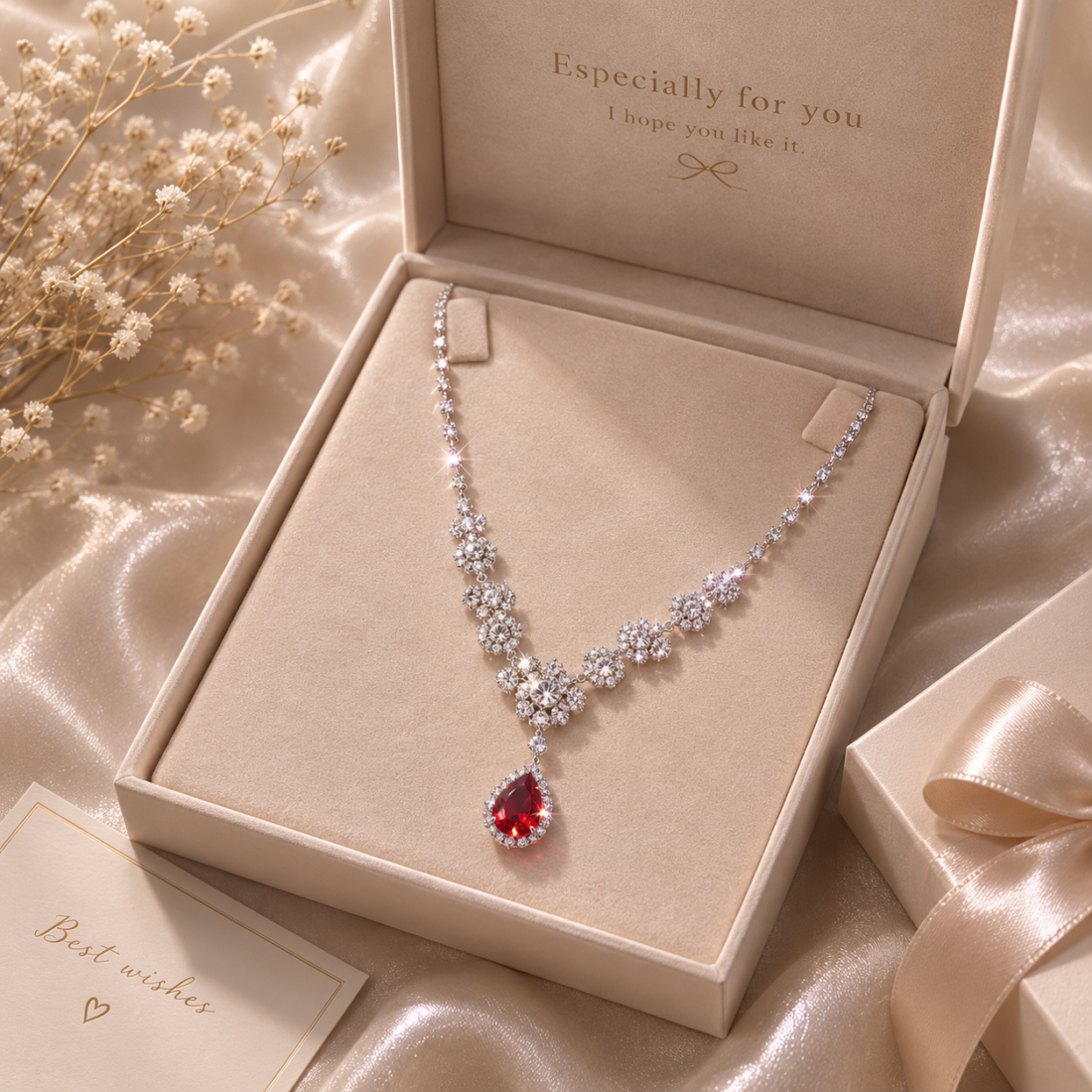 Multi‑Color Sparkling Zircon Necklace — view 3 of 5
