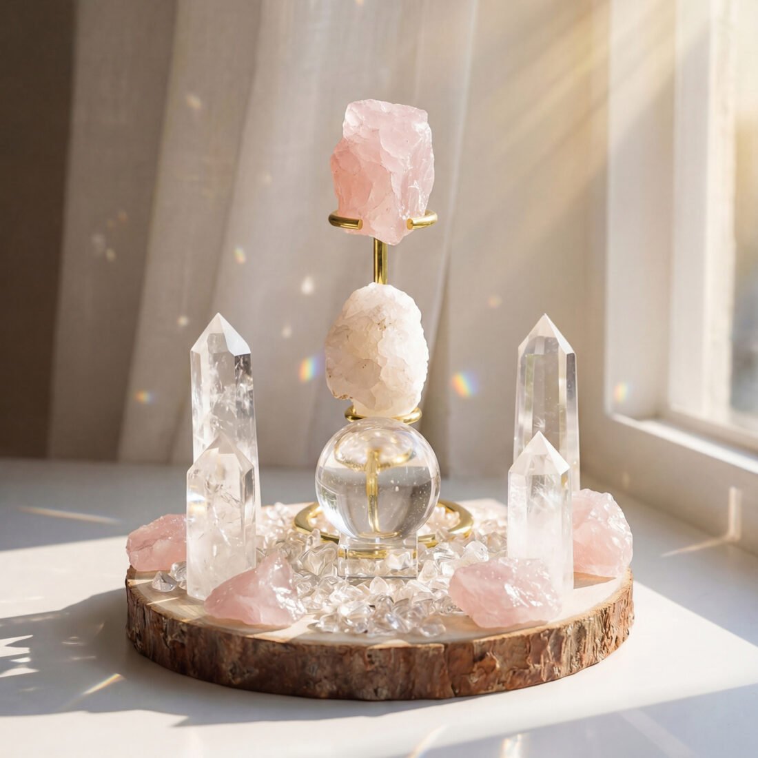 Natural Crystal Grid Ornament — view 5 of 13