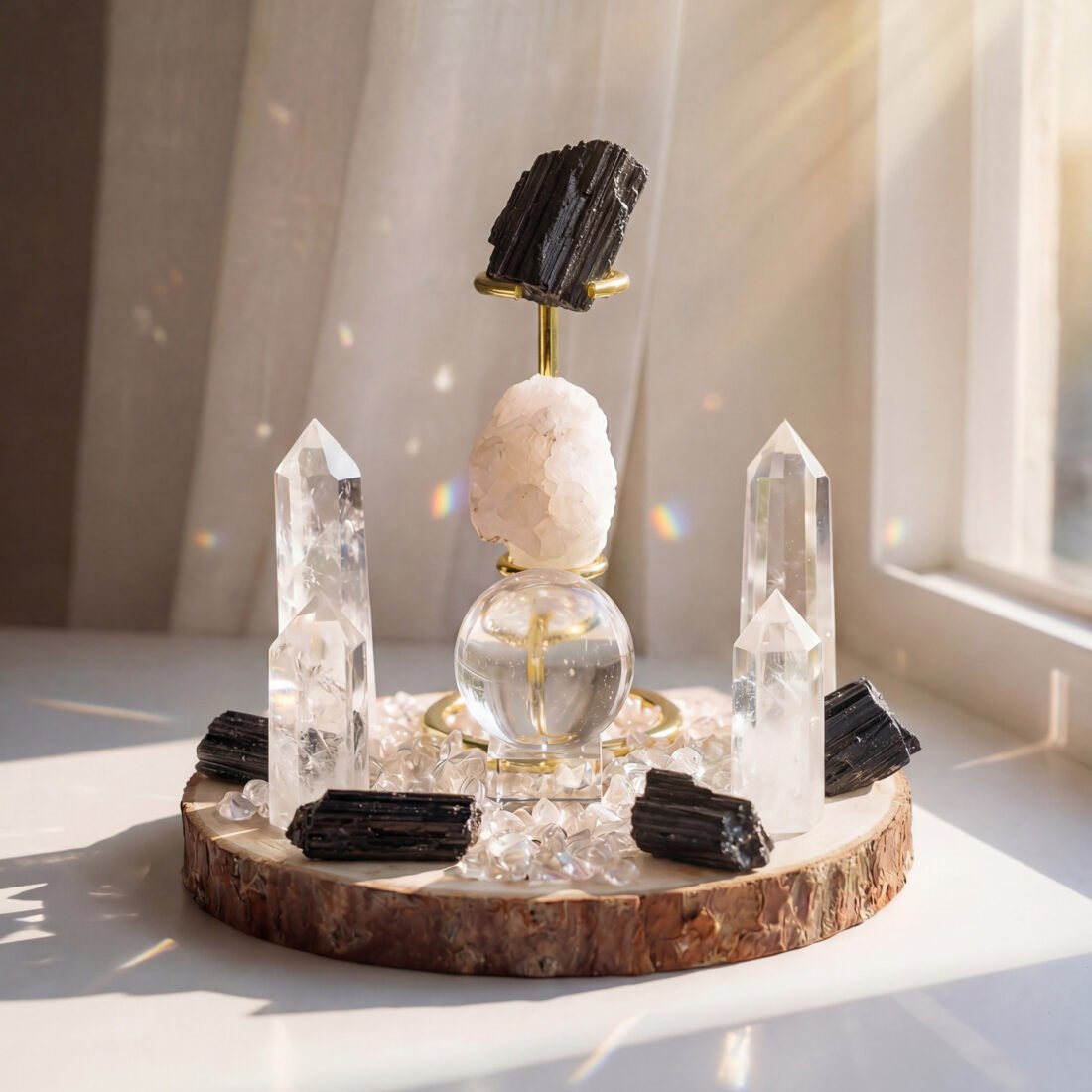 Natural Crystal Grid Ornament — view 11 of 13