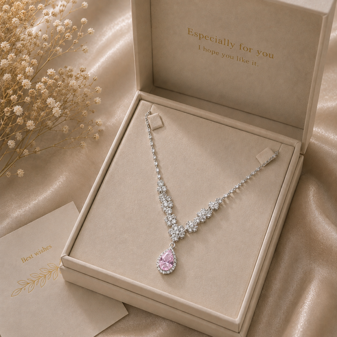 Multi‑Color Sparkling Zircon Necklace — view 2 of 5